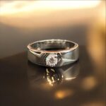 Platinum Ring with Diamond Gents