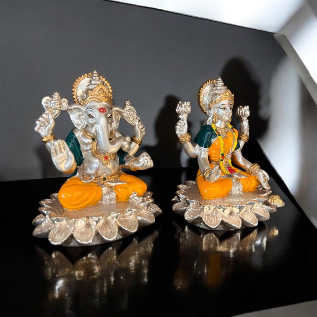 Lord Ganesh & Goddess Laxmi Idols