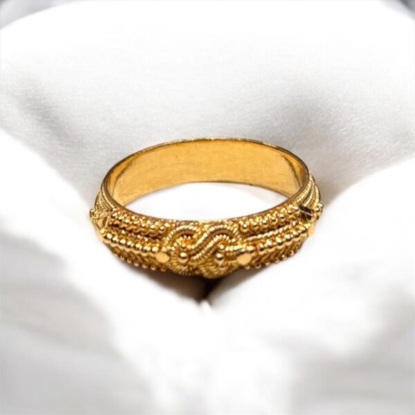 Pavithra Gold Ring - Men